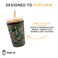 Sok It Java Sok Iced Coffee  Cold Soda Insulated Neoprene Cup Sleeve Succulents Large 3032oz