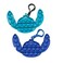 Popper Fidget Toy Pack  Pop It Keychain Bubble Poppers for Kids Set of 2 Stitch