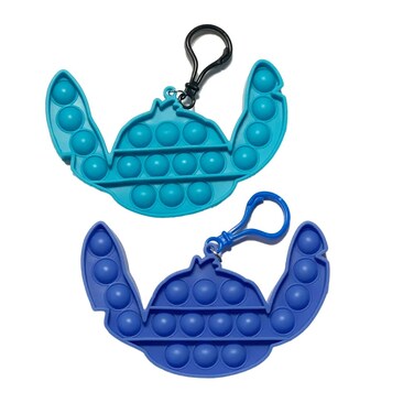Popper Fidget Toy Pack  Pop It Keychain Bubble Poppers for Kids Set of 2 Stitch