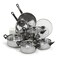 SimpliMagic 79420 12 Piece Cookware Set Standard Silver