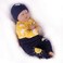 Kaydora Reborn Baby Doll Boy 22 inch Soft Weighted Body Cute Lifelike Handmade Silicone Sleeping Doll