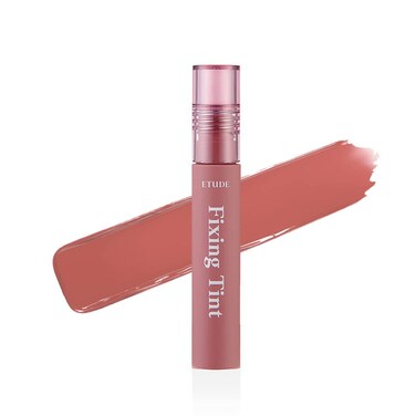 ETUDE Fixing Tint 4g  Long Lasting High Pigmented Liquid Lipstick Lip Stain Waterproof Lightweight matte finish Full Coverage 08 Dusty Beige