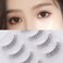 Miz Barn Daily Natural Look False Eyelashes 4 Pairs Natural Soft Lightweight Comfortable Short Lashes Luxurious Clear Band Handmade False EyelashesM12