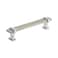 Amerock  Cabinet Pull  Satin NickelPolished Chrome  5116 inch 128 mm Center to Center  Overton  1 Pack  Drawer Pull  Drawer Handle  Cabinet Hardware