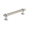 Amerock  Cabinet Pull  Satin NickelPolished Chrome  5116 inch 128 mm Center to Center  Overton  1 Pack  Drawer Pull  Drawer Handle  Cabinet Hardware