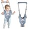 Ocanoiy Baby Walking Harness Handheld Baby Walker Assistant Belt Adjustable Toddler Infant Walker Safety Harnesses Standing Up Walking Learning Helper with Detachable Crotch for 924 Month Old Blue