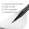 CARSLAN Liquid Eyeliner Black Eyeliner Liquid Liner 12H Longlasting Eyeliners Waterproof  Smudgeproof High Pigmented Eyeliners for Eye Makeup Black