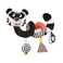 Manhattan Toy Wimmer Ferguson Tiger Spiral Crib and Travel Toy for Baby with Rattle Discovery Mirror and Teethers