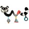 Manhattan Toy Wimmer Ferguson Tiger Spiral Crib and Travel Toy for Baby with Rattle Discovery Mirror and Teethers