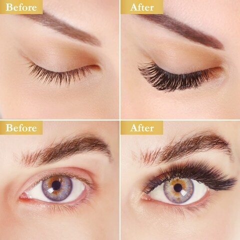 Magnetic Eyelashes 14 Pairs False Lashes with 3 Tubes of Magnetic Eyeliner Magnetic Lashes Natural Look Kit with Tweezers Reusable No Glue