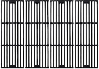 GasSaf 19 34 inch Grill Grid Grates Replacement for Chargriller 5050 3001 3008 3030 4000 2121 King Griller 3008 5252 Cast Iron Grill Cooking Grid Grates1934 x 634 Each4Pack