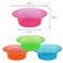 Party Essentials SaladSnack Bowls Hard Plastic 10 oz Assorted Neon