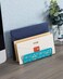 EasyPAG Desk Mail Organizer 2 Pack Office Small Letter Sorter Desktop File Organizer with 3 Vertical Upright CompartmentsDark Teal