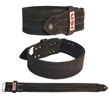 USI UNIVERSAL THE UNBEATABLE Power Lifting Belt 790PL Light 6mm Thick Leather Black XLarge Weight Lifting Belt For Men  Women Weightlifting Competition Workout Training Weight Support Belt