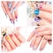 108PCS Dried Flowers for Nail Art  33 Color Lovely Natural Flower Nail Art 2 Color Foil Nail Art Nail Art Accessories Kits Dried Flowers for Resin Molds YWLI Dried Flowers  Foil