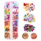 108PCS Dried Flowers for Nail Art  33 Color Lovely Natural Flower Nail Art 2 Color Foil Nail Art Nail Art Accessories Kits Dried Flowers for Resin Molds YWLI Dried Flowers  Foil