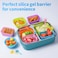 Silicone Lunch Bento Box 52 Pack Bento Lunch Box Bundle Dividers with Food Picks Lunch Accessories Durable Reusable BPAFree Freezer and Dishwasher Safe