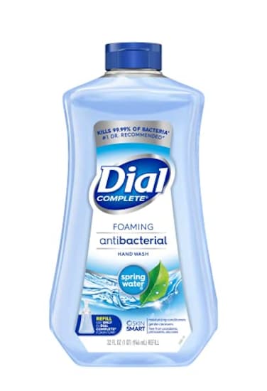Dial Complete Antibacterial Foaming Hand Soap Refill Spring Water 32 Fl Oz