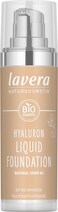 lavera Hyaluron Liquid Foundation  Natural Ivory 01  silky  light texture  free from mineral oil  natural hyaluronic acid  organic almond oil  natural cosmetics  vegan  organic  30 ml