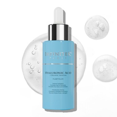 Infinitek Paris Skin Care Organic Facial Hyaluronic Acid Serum  1 Fl Oz Hydrating Face Serum  Premium AntiAging Moisturizer Hyaluronic Acid Serum with Organic Silicon for Radiant Skin