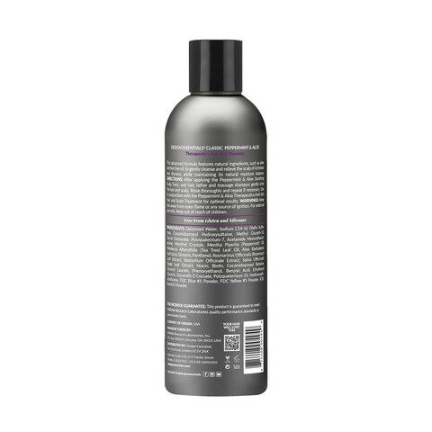 Design Essentials Peppermint  Aloe Therapeutics AntiItch Shampoo For Instant Scalp and Dandruff Relief  8 Oz