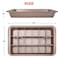 WSNB Brownie Pan 18 PreSlicer Carbon Steel Baking Pans Brownie Cutter Brownie Tray with Oil Brush PreCut Square Molds for Oven Baking Cupcakes Fudge  Chocolate 12 X 8 X 2 inches