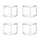Dayaanee Acrylic Box with Lid 4 Pack Small Square Acrylic Container Plastic Square Cube Containers with Lid Storage Box 22x22x22Inch55X55X55mm for Candy Pill and Tiny Jewelry