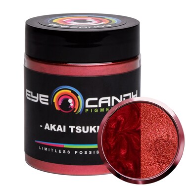 Eye Candy Premium Mica Powder Pigment True Red Akai Tsuki Red 25g Multipurpose DIY Arts and Crafts Additive  Natural Bath Bombs Resin Paint Epoxy Soap Nail Polish Lip Balm