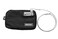 Vaultz Locking Field Gear Pouch with Tether Small 5 x 8 Inches Black VZ00739