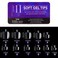 Cycullinyt Toe Nail Tips Full Cover Clear Soft Gel Tips Toe False Nail Tips for Acrylic Nails Extension with Box 550PCS 11 SizesStyle 15