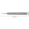 MUZE Professional Facial Milia Removal and Whitehead Pointed Tweezers  Precision Sharp Needle Nose Tool for Blackhead Pimple Popper  Fat Particles Remover  Zit and Pimple Acne Removal