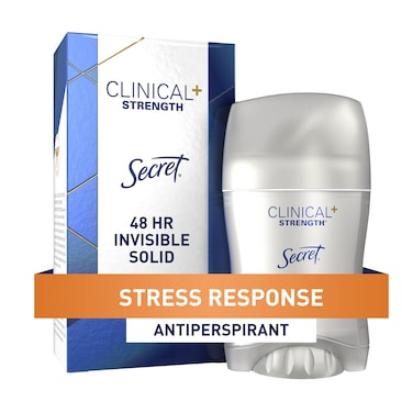 Secret Clinical Strength Antiperspirant and Deodorant Clear Gel Stress Response 16 Oz Pack of 6