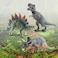 NKOK WowWorld Poseable Dinosaurs Playset Medium 3Pack Set TRex Triceratops Stegosaurus