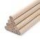 Wooden Dowel Rods Wood Dowels 10PCS 12 x 12 Round Wooden Sticks for Craft Macrame Dowel Unfinished Hardwood Sticks for Arts and DIYers Crafting Tiered Cake Support and Wedding Ribbon Wands