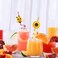 24 Bee Party Favors Bee Sunflower Honey Drinking Straws Goodie Gifts for Kids Birthday Party Supplies with 2 PCS Cleaning Brushes