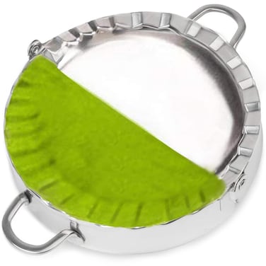 Stainless Steel Empanada Ravioli Maker Press AUAM Dumpling Pierogi Mold  Wonton Mould Easytool for Dumpling Wrapper Dough Stamp Cutter Pastry Pie Making Extra Large 6 inch