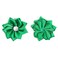 Satin Ribbon Daisy Flower Heads with Rhinestones 10 Colors 12 in 100 Pack