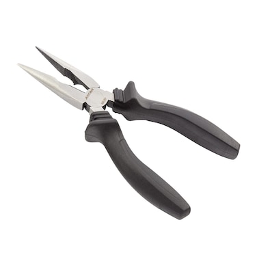 Arcan Long Nose Pliers with Cutter and Dual Injection Comfort Grip Handle 612 Inch A6LNP