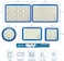 Silicone Baking Mat Set of 52 Half Sheets Macaron  Cookie Circle On Mat  1 Quarter  1 Round  1 Square Size Silicone Baking Sheet  Nonstick  Easy to Clean  100 Silicone Mats for Baking