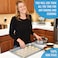 Silicone Baking Mat Set of 52 Half Sheets Macaron  Cookie Circle On Mat  1 Quarter  1 Round  1 Square Size Silicone Baking Sheet  Nonstick  Easy to Clean  100 Silicone Mats for Baking