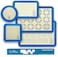 Silicone Baking Mat Set of 52 Half Sheets Macaron  Cookie Circle On Mat  1 Quarter  1 Round  1 Square Size Silicone Baking Sheet  Nonstick  Easy to Clean  100 Silicone Mats for Baking