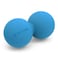 5BILLION FITNESS Peanut Massage Ball  Double Lacrosse Massage Ball  Mobility Ball for Physical Therapy  Deep Tissue Massage Tool for Myofascial Release Muscle Relaxer Acupoint Massage