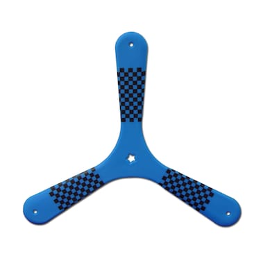 Blue Speed Racer Fast Catch Boomerang  Returning Boomerangs for Boomerang Athletes Beginning Boomerangs for Young Throwers