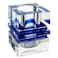 Amlong Crystal Desktop Collection Crystal Pen Holder Blue
