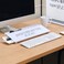 Quartet Glass Dry Erase White Board Desktop Computer Pad for Notetaking 18 x 6 Whiteboard Clean Erase Surface with Storage 1 Dry Erase Marker White Surface GDP186