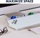 Quartet Glass Dry Erase White Board Desktop Computer Pad for Notetaking 18 x 6 Whiteboard Clean Erase Surface with Storage 1 Dry Erase Marker White Surface GDP186