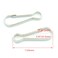 BeeSpring 100 Pcs Metal Spring Hooks 1 25mm Purse Pulis Snap Clip for Lanyard Zipper Pull ID Card Key Chain Findings Silver