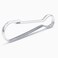 BeeSpring 100 Pcs Metal Spring Hooks 1 25mm Purse Pulis Snap Clip for Lanyard Zipper Pull ID Card Key Chain Findings Silver