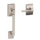 Schlage FE285 CEN 619 LAT CEN Century Front Entry Handleset with Latitude Lever Lower Half Grip Satin Nickel
