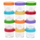 WeeSprout Glass Baby Food Storage Jars  12 Set 4 oz Baby Food Jars with Plastic Lids Freezer Storage Reusable Small Glass Baby Food Containers Microwave  Dishwasher Safe for Infant  Baby Food